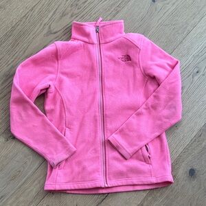 The North Face Vibrant Pink Full-Zip Jacket 10/12